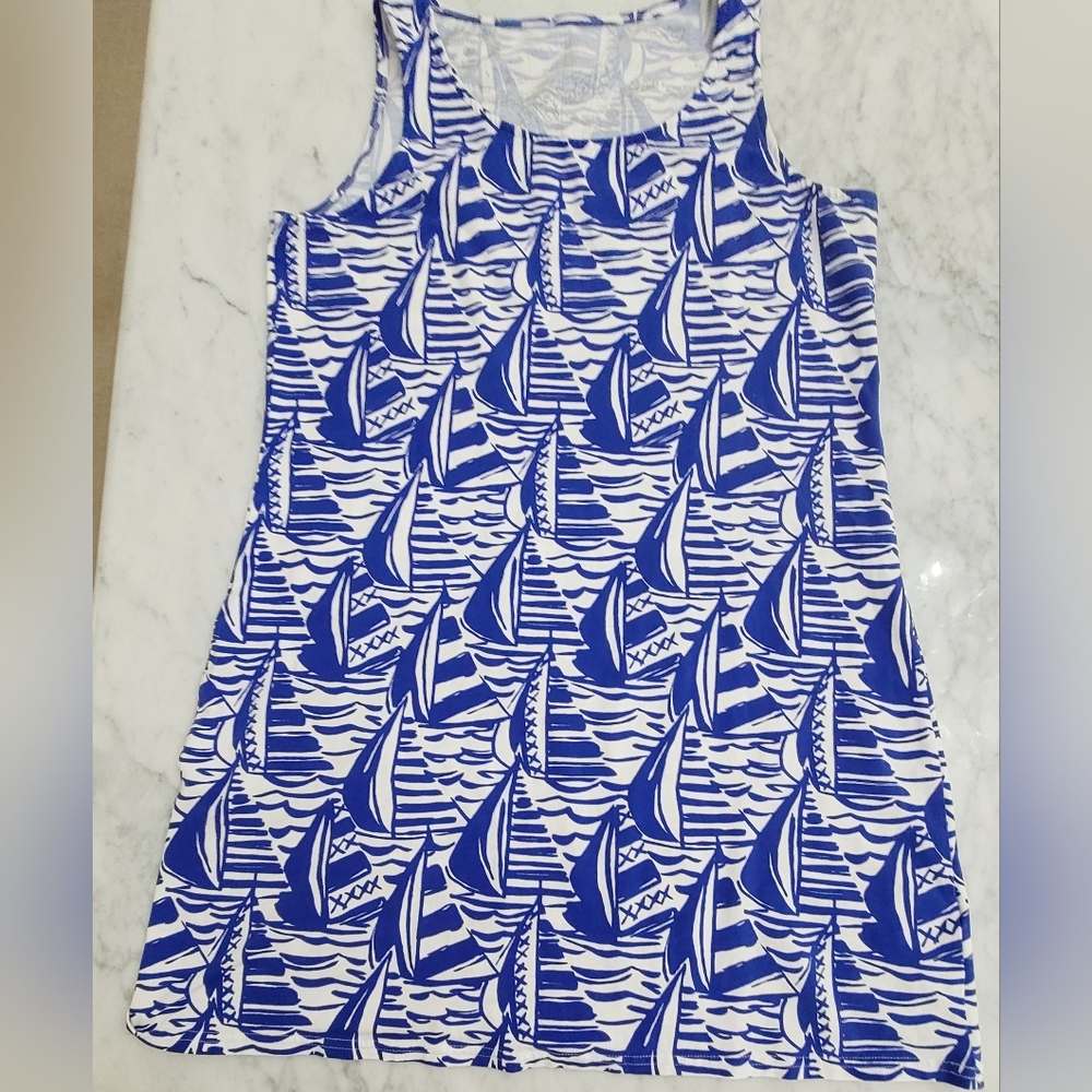 HiHo Tortola Ginnie Dress Blue Sails Boats